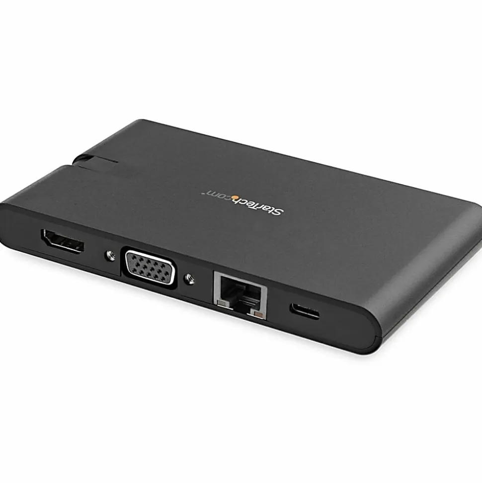 StarTech.com USB-C Multiport Adapter with HDMI and VGA - Mac/Windows - 3x USB 3.0 - SD/micro SD - PD - DKT30CHVSCPD