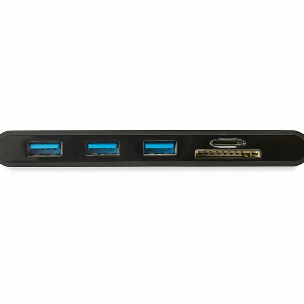 StarTech.com USB-C Multiport Adapter with HDMI and VGA - Mac/Windows - 3x USB 3.0 - SD/micro SD - PD - DKT30CHVSCPD