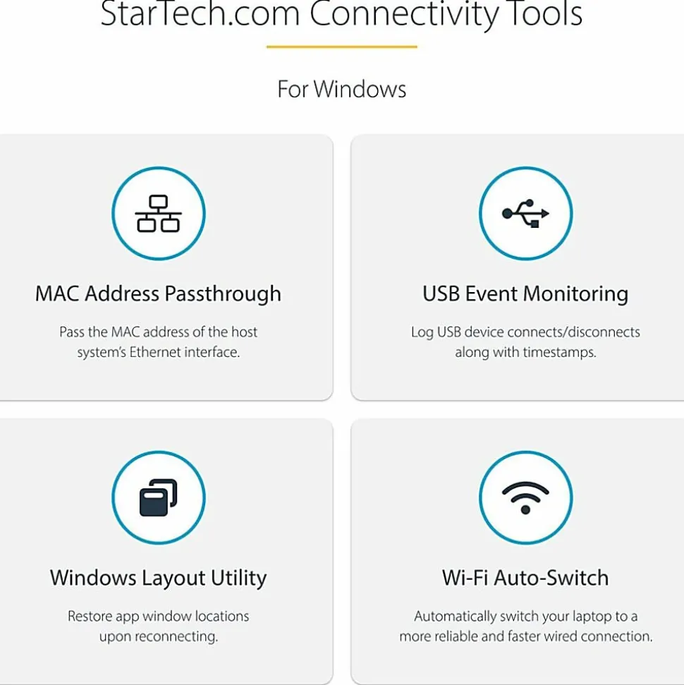 StarTech.com USB-C & USB-A Dock - Hybrid Triple Monitor Laptop Docking Station DisplayPort & HDMI 4K 60Hz/85W PD/6x USB/GbE/USB 3.1 Gen 2