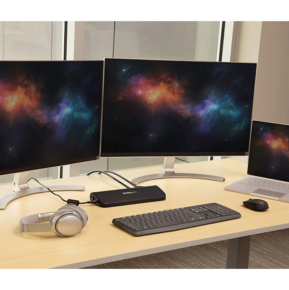 StarTech.com USB 3.0 Docking Station - Compatible with Windows/macOS - Supports Dual Displays - HDMI and DVI - USB3SDOCKHDV