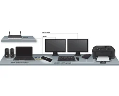 StarTech.com USB 3.0 Docking Station - Compatible with Windows/macOS - Supports Dual Displays - HDMI and DVI - USB3SDOCKHDV