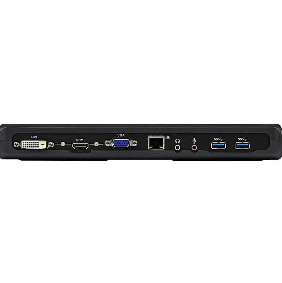 StarTech.com USB 3.0 Docking Station - Compatible with Windows/macOS - Supports Dual Displays - HDMI and DVI - USB3SDOCKHDV