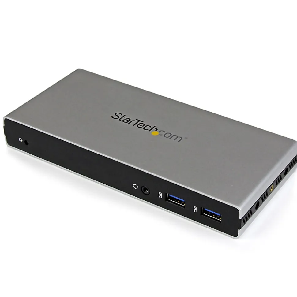 StarTech.com USB 3.0 Docking Station - Compatible with Windows/macOS - Dual DVI Docking Station Supports Dual Monitors - USB3SDOCKDD
