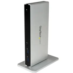 StarTech.com USB 3.0 Docking Station - Compatible with Windows/macOS - Dual DVI Docking Station Supports Dual Monitors - USB3SDOCKDD