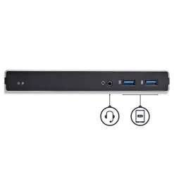 StarTech.com USB 3.0 Docking Station - Compatible with Windows/macOS - Dual DVI Docking Station Supports Dual Monitors - USB3SDOCKDD