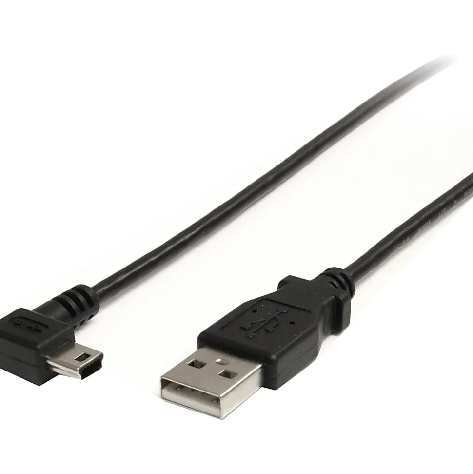 StarTech.com USB to Mini Right Angle USB Cable, 3 ft