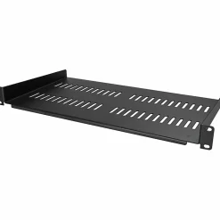 StarTech.com 1U Vented Server Rack Cabinet Shelf - Fixed 10in Deep Cantilever Rackmount Tray for 19