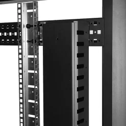 StarTech.com Vertical Cable Organizer with Finger Ducts - Vertical Cable Management Panel - Rack-Mount Cable Raceway - CMVER20UF