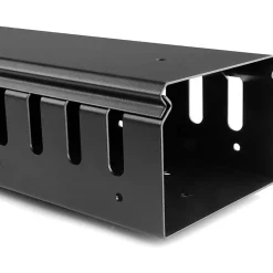 StarTech.com Vertical Cable Organizer with Finger Ducts - Vertical Cable Management Panel - Rack-Mount Cable Raceway - CMVER20UF