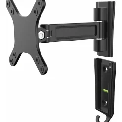 StarTech.com Wall Mount Monitor Arm - Single Swivel - For VESA Mount Monitors / Flat-Screen TVs up to 34in (33lb/15kg) - Monitor Wall Mount