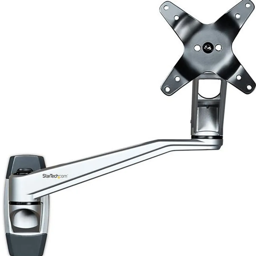 StarTech.com Wall Mount Monitor Arm - 20.4" Swivel Arm - Premium Flat Screen TV Wall Mount for up to 34" VESA Mount Monitors (ARMWALLDSLP)