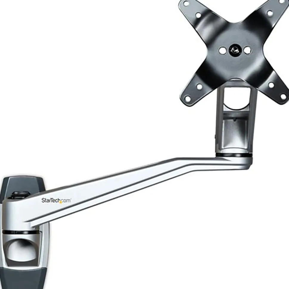 StarTech.com Wall Mount Monitor Arm - 20.4" Swivel Arm - Premium Flat Screen TV Wall Mount for up to 34" VESA Mount Monitors (ARMWALLDSLP)