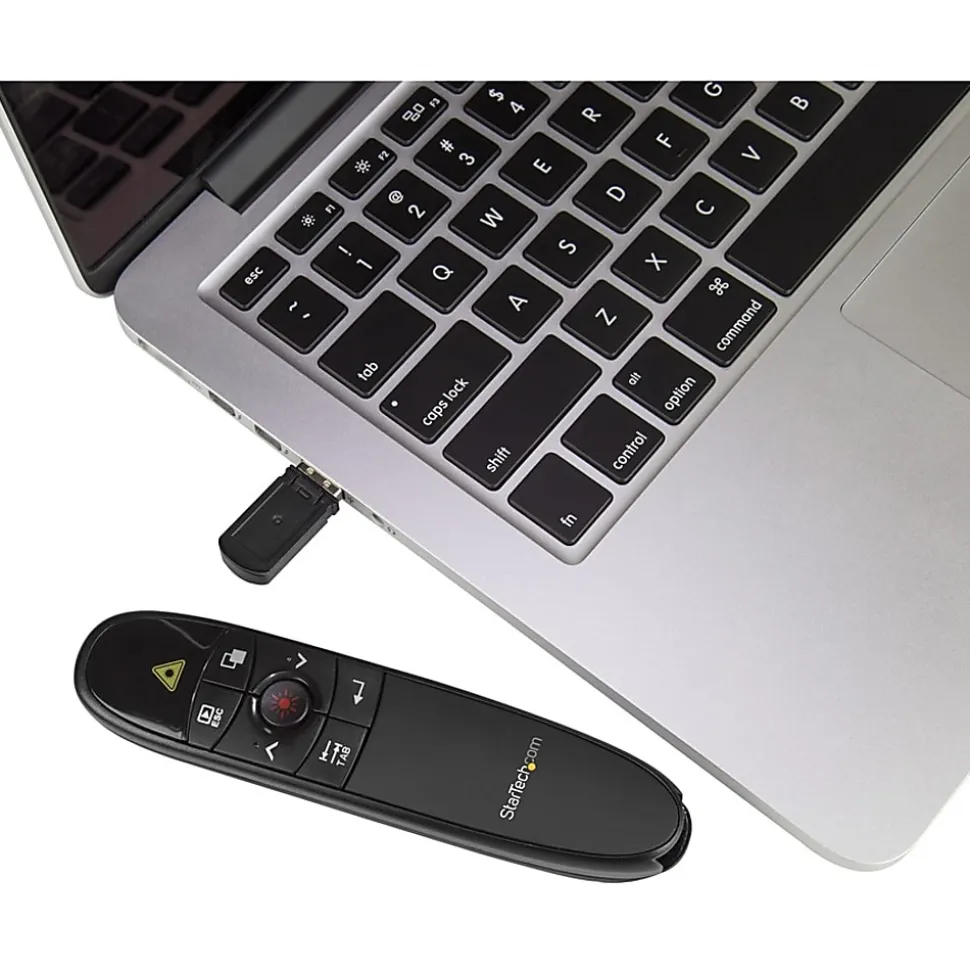 StarTech.com Wireless Presentation Remote with Red Laser Pointer - 90 ft.