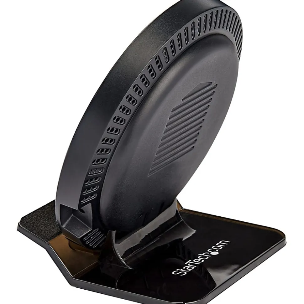 StarTech.com 15W Qi Wireless Charging Stand, Universal Qi Certified Wireless Charger Stand or Pad, - QWCHSTAND