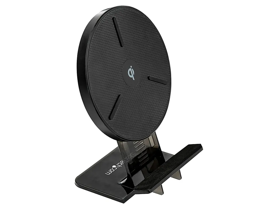 StarTech.com 15W Qi Wireless Charging Stand, Universal Qi Certified Wireless Charger Stand or Pad, - QWCHSTAND