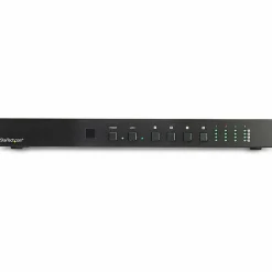 StarTech.com 4x4 HDMI Matrix Switch with Audio and Ethernet Control - 4K 60Hz - HDMI Switcher Box for Video Wall - Rack Mountable