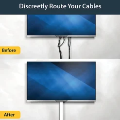 StarTech.com 2x2in Open Slot Wiring Cable Raceway Duct, Server Rack Cable Management, PVC Cable Cover, Cord Hider/Organizer, TAA - AD2X2