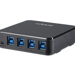 StarTech.com 4X4 USB 3.0 Peripheral Sharing Switch - USB Switch - HBS304A24A