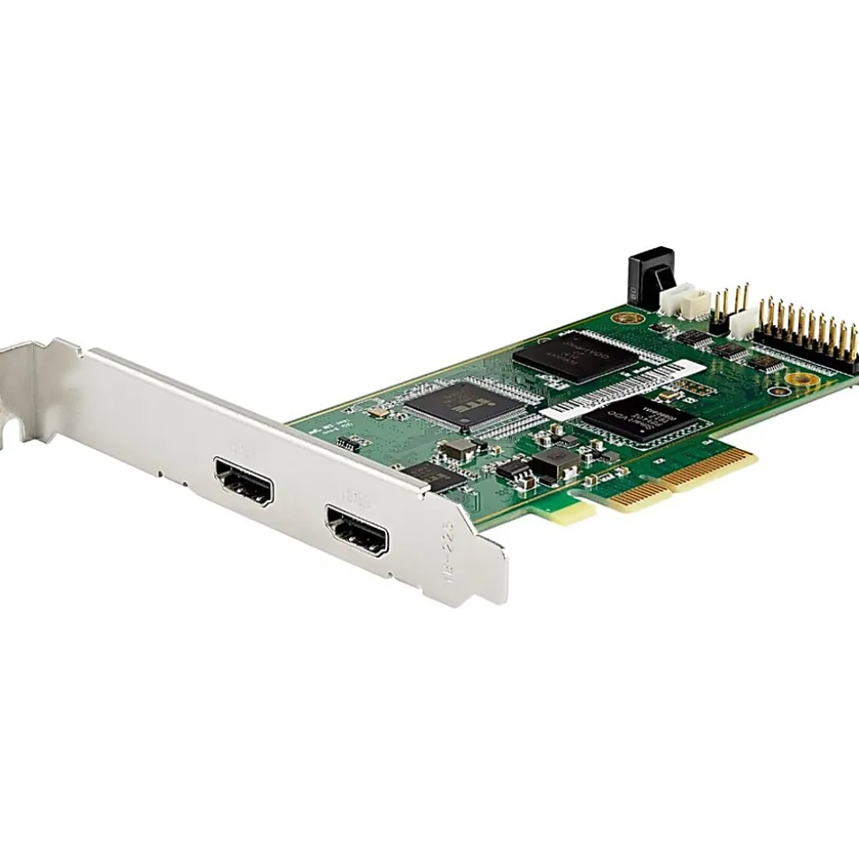 StarTech PCIe HDMI Capture Card, 4K 60Hz PCI Express HDMI 2.0 Capture Card w/ HDR10, PCIe x4 Video Recorder/Live Streaming - PEXHDCAP4K