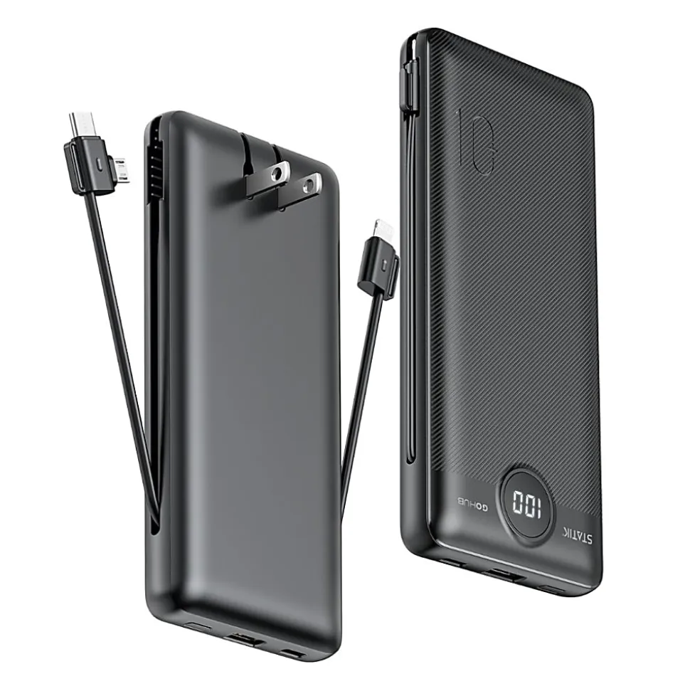 STATIK GoHub Power Bank, Black, PUP 0507 BLK