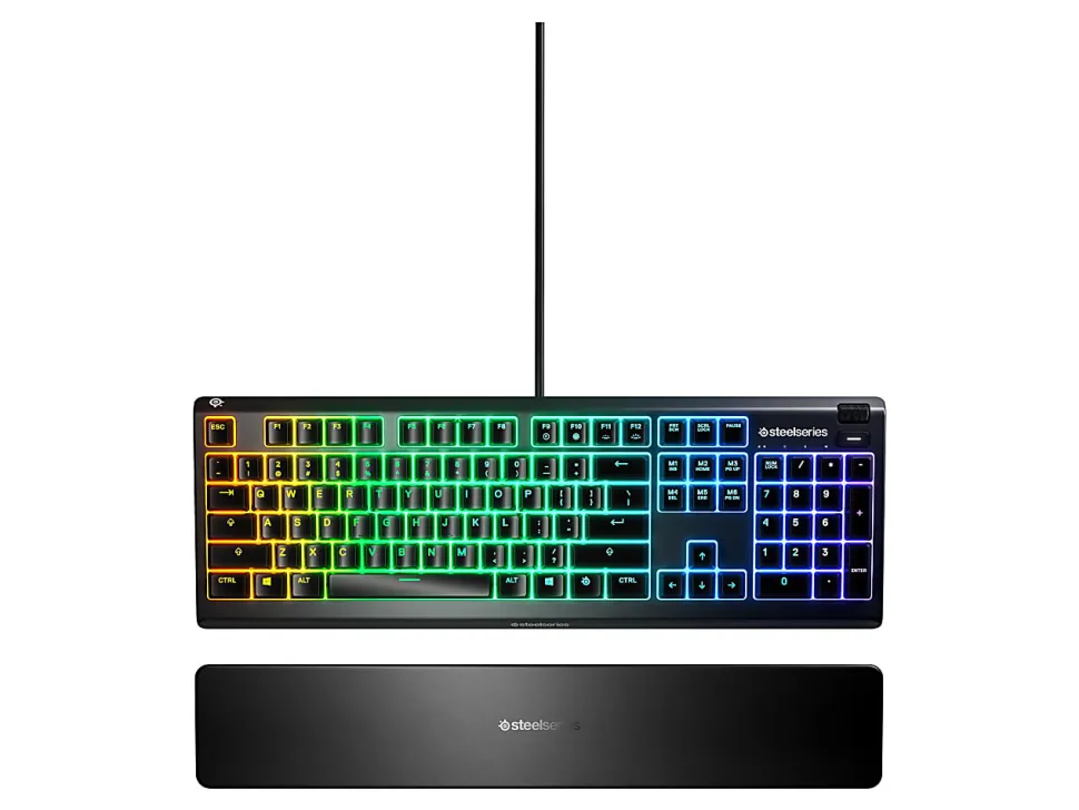 SteelSeries Apex 3 Water Resistant Gaming Keyboard, 64795