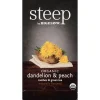 Steep by Bigelow® Organic Dandelion & Peach Rooibos & Green Tea Herbal Tea, Green Tea Bag - 20/Pack - 17715