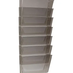 Storex Plastic Stacking Wall Pockets, 7