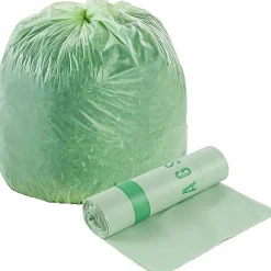 Stout® EcoSafe-6400 Compostable Compost Bags, 1.1 mil, 30-Gallon, Green, Box Of 48