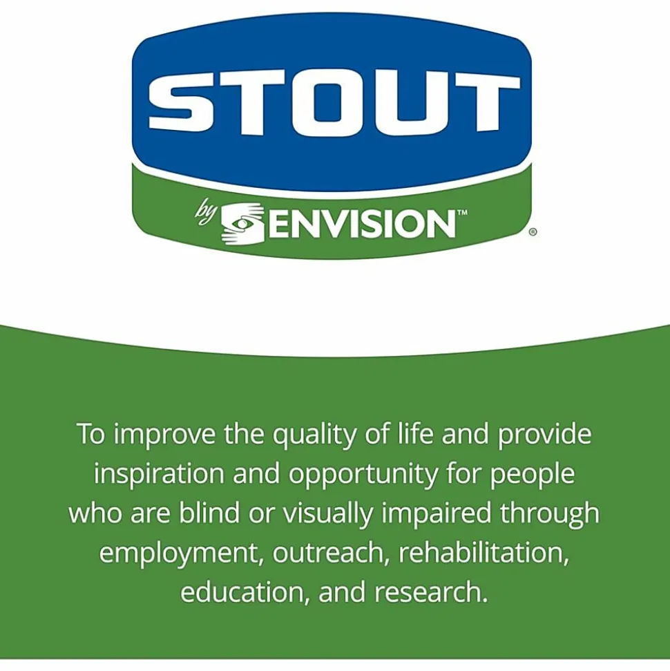 Stout® EcoSafe-6400 Compostable Compost Bags, 0.85 mil, 32-Gallon, Green, Box Of 50
