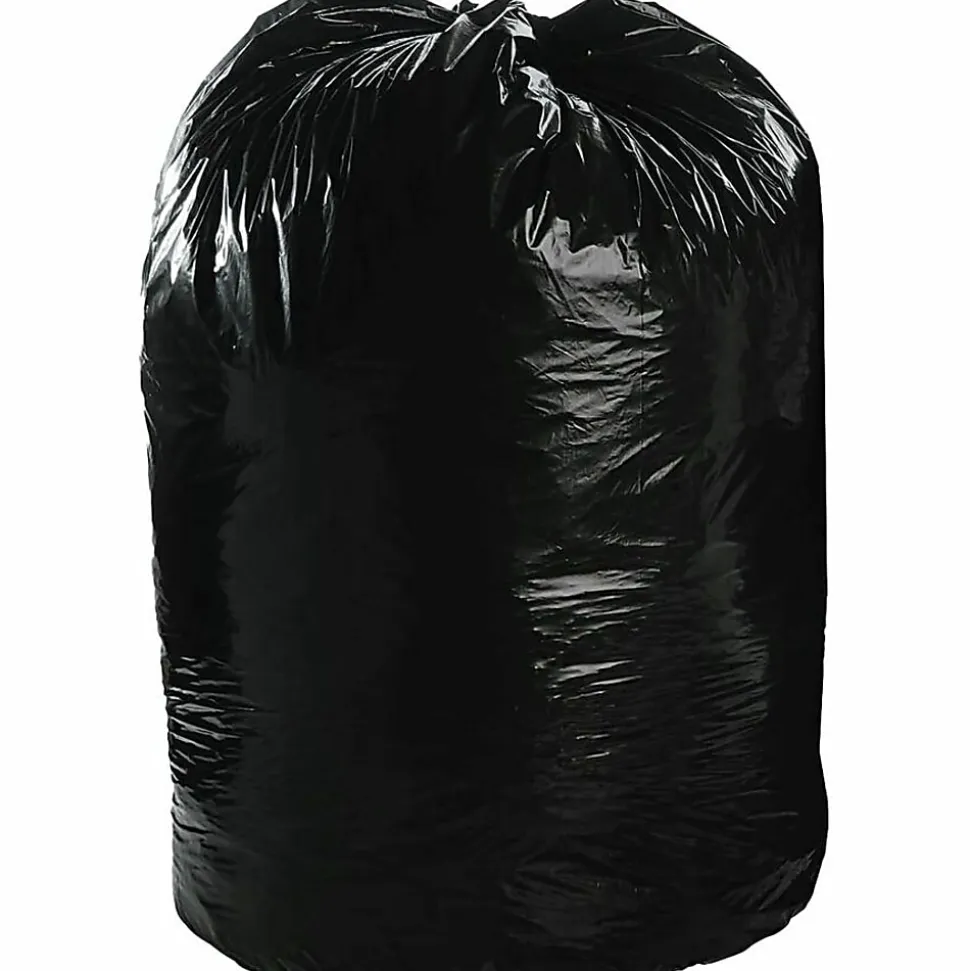 Stout Trash Bags, 1.5-mil, 55 - 60 Gallons, 38" x 60", Brown, Carton Of 100