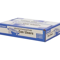 Stout  Trash Bags, 1.3-mil, 20 - 30 Gallons, 30" x 39", Brown, Carton Of 100