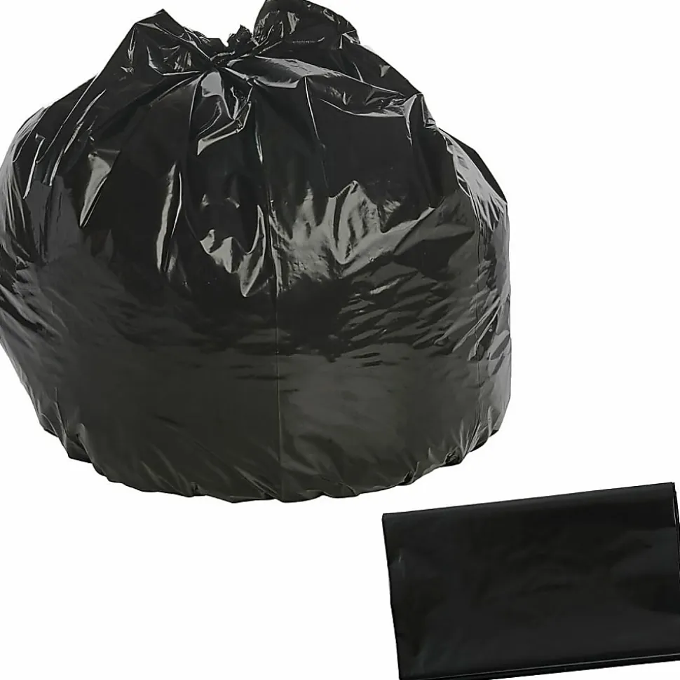 Stout Trash Bags, 1.3-mil, 20 - 30 Gallons, 30" x 39", Brown, Carton Of 100
