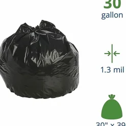 Stout Trash Bags, 1.3-mil, 20 - 30 Gallons, 30