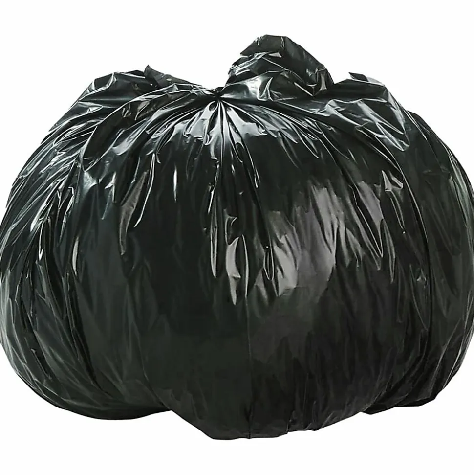 Stout Trash Bags, 1-mil, 7 - 10 Gallons, 24" x 24", Brown, Carton Of 250
