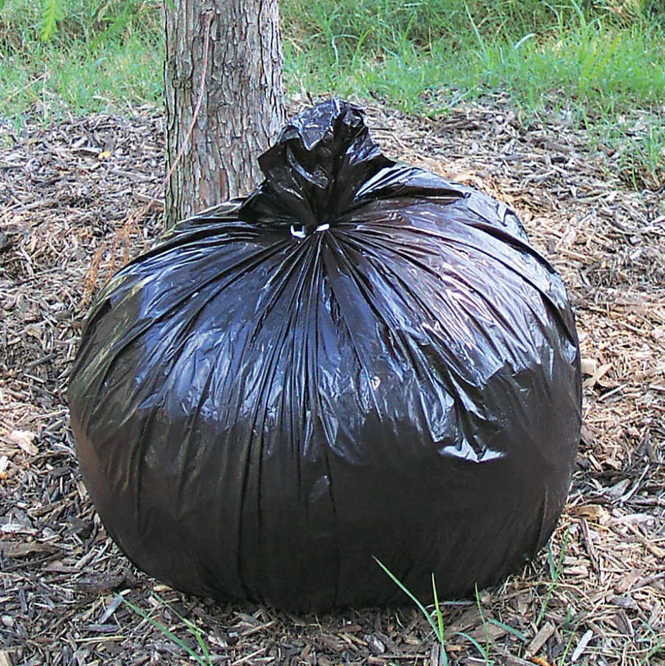 Stout Trash Bags, 1-mil, 7 - 10 Gallons, 24" x 24", Brown, Carton Of 250