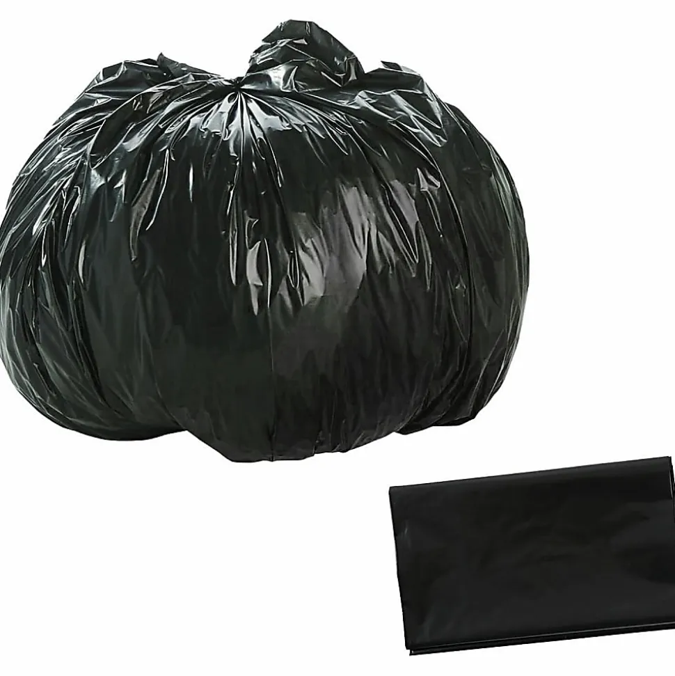 Stout Trash Bags, 1-mil, 7 - 10 Gallons, 24" x 24", Brown, Carton Of 250