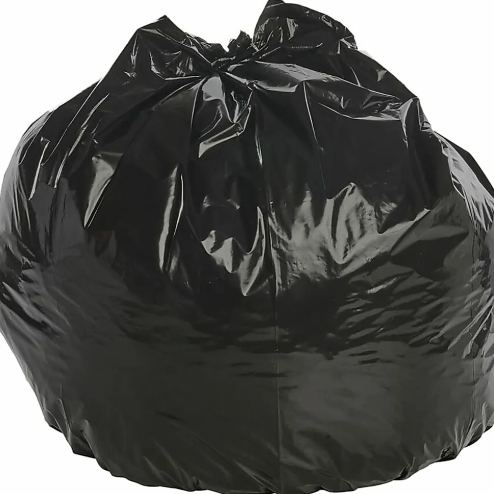 Stout Trash Bags, 1.3-mil, 33 Gallons, 33" x 40", Brown, Carton Of 100