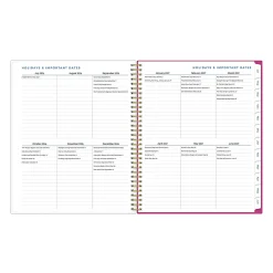 Student Planner BS Star Confetti Clear 8.5x11 AY26–27