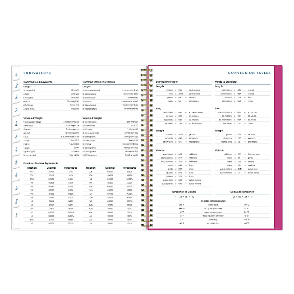 Student Planner BS Star Confetti Clear 8.5x11 AY26–27