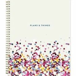 Student Planner BS Star Confetti Clear 8.5x11 AY26–27