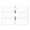 Studio Oh! Agatha Notebook, 8-1/4”L x 6-1/4”W x 5/8”D, 1 Subject, College Rule, 208 Pages, Organized Chaos (Gorgeous Gray)