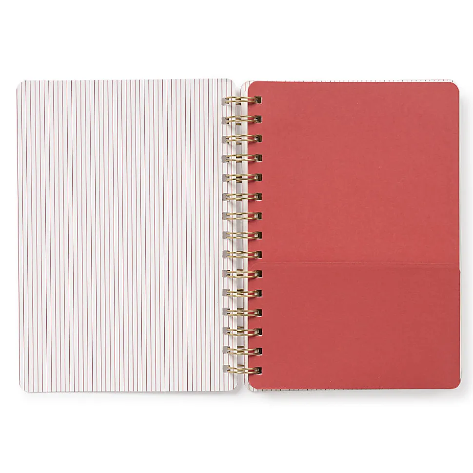 Studio Oh! Agatha Notebook, 8-1/4" x 6-1/4", College Rule, 208 Pages, Fully Booked (Cardinal)