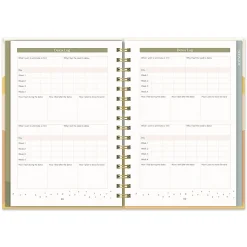 Studio Oh! Be Kind to Yourself Self-Care Guided Journal, 6-1/8" x 8-3/4", 5 Subject, 144 Pages, Multicolor