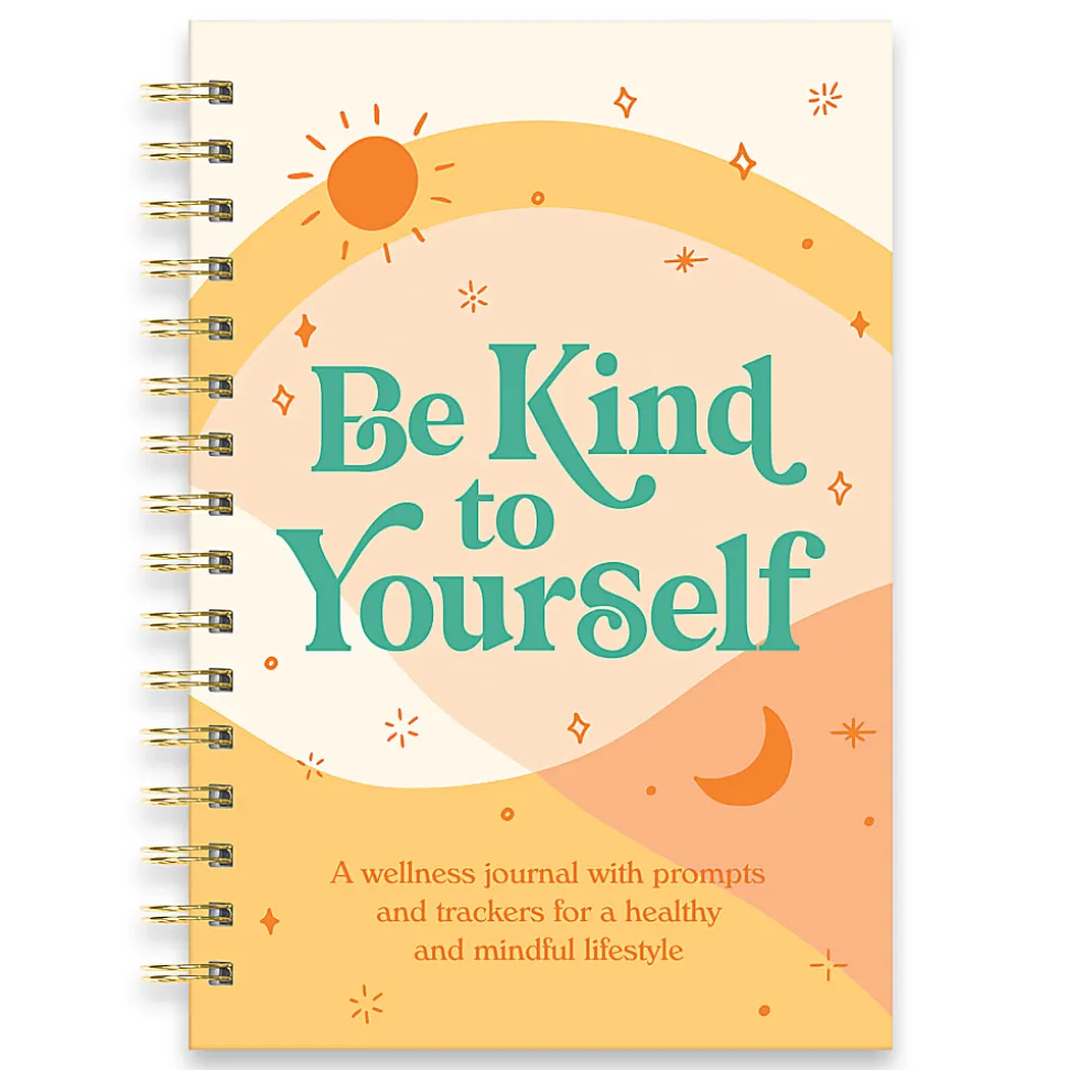 Studio Oh! Be Kind to Yourself Self-Care Guided Journal, 6-1/8" x 8-3/4", 5 Subject, 144 Pages, Multicolor