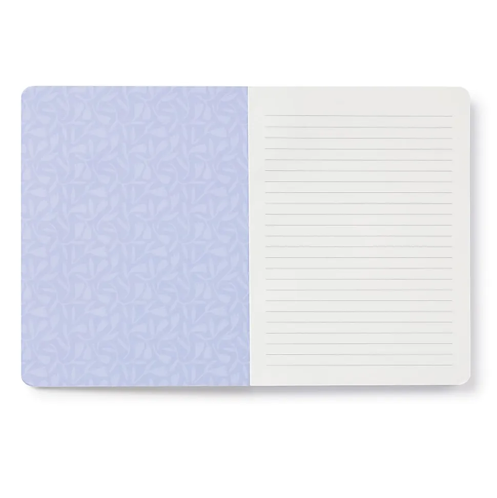Studio Oh! Medium Coptic-Bound Journal, 8-11/16" x 6-1/2", College Rule, 192 Pages, Birds & Blooms
