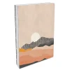 Studio Oh! Medium Deconstructed Journal, 8-11/16” x 6-1/2”, 1 Subject, College Rule, 192 Pages, Sun On The Horizon