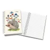 Studio Oh! Medium Spiral Notebook, 8-3/4” x 5-3/4”, 1 Subject, College Rule, 160 Pages, Hedgehog With Mushrooms