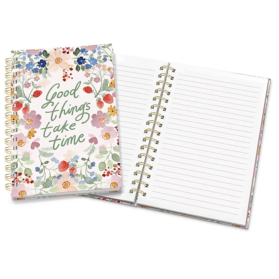 Studio Oh! Medium Spiral Notebook, 8-1/2" x 5-5/8", College Rule, 160 Pages, Good Things