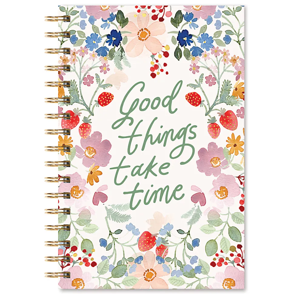 Studio Oh! Medium Spiral Notebook, 8-1/2" x 5-5/8", College Rule, 160 Pages, Good Things