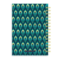 Studio Oh! Oliver Notebook With Pen Pocket, 8-1/4" x 5-3/4", 160 Pages, Cascadian Plumes, Total Qty 1